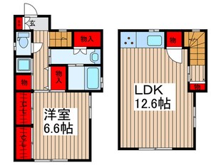 真間2丁目貸家の物件間取画像